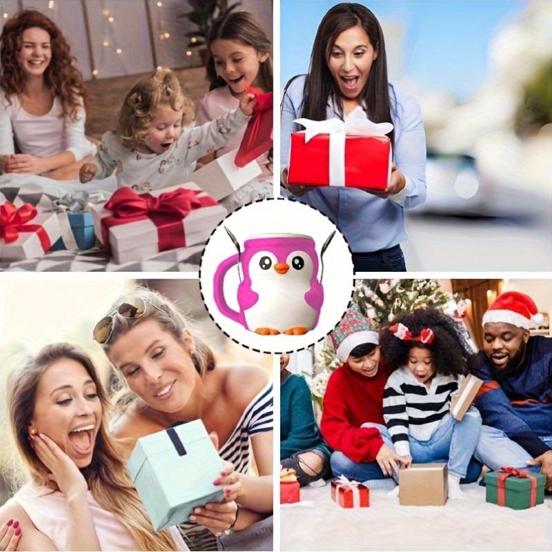 1pc Cute Penguin Ice Cream Pint Holder, Penguin Ice Pint Holder, Ice Cream Pint Containers, Reusable Ice Cream Containers, Popsicle Holders