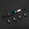 Tire Valve Stems Cap Car Keychain Wheel Air Valve Cover For BMW M Performance F20 F40 F22 F30 E90 F32 F06 F07 F46 E60 M5 Sticker GWJDH1