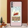 CAKE COFFEE Чехол-визитница Boba Tarot Card Case Для Samsung Galaxy S23 S24 Ultra S8 S9 S10 S22 Plus Note 10 20 Ultra S20 S21 FE Чехол