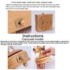 D2 Carousel Musical Box Wooden Music Box Wood Crafts Retro Birthday Gift Vintage Home Decoration Valentine's Day Gift Girlfriend
