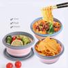 Portable Folding Silicone Bowl Picnic Set - Outdoor Travel & Lunch Tableware