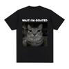 Funny Meme Cat T-shirt Mens Women Clothing Casual Oversized T-shirts Hip Hop Vintage T Shirts Streetwear