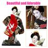 NOELAMOUR Japanese Dancer Doll - Geisha - 30cm Red