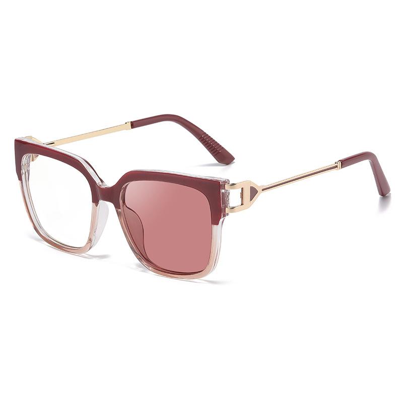 Женская оправа для очков «кошачий глаз», меняющая цвет, модная, женская, с защитой от синего света