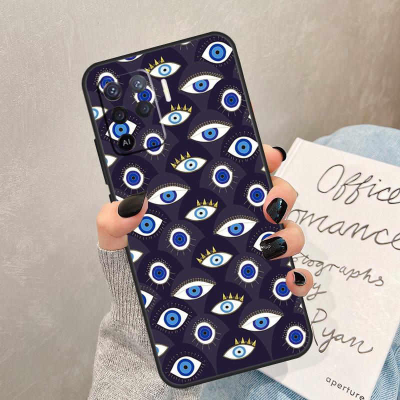 Чехол «Сглаз» для OPPO A74 A54 A57 A53 S A96 A76 A16 A5 A9 A31 A15 A17 A77 A93 A91 A52 A72