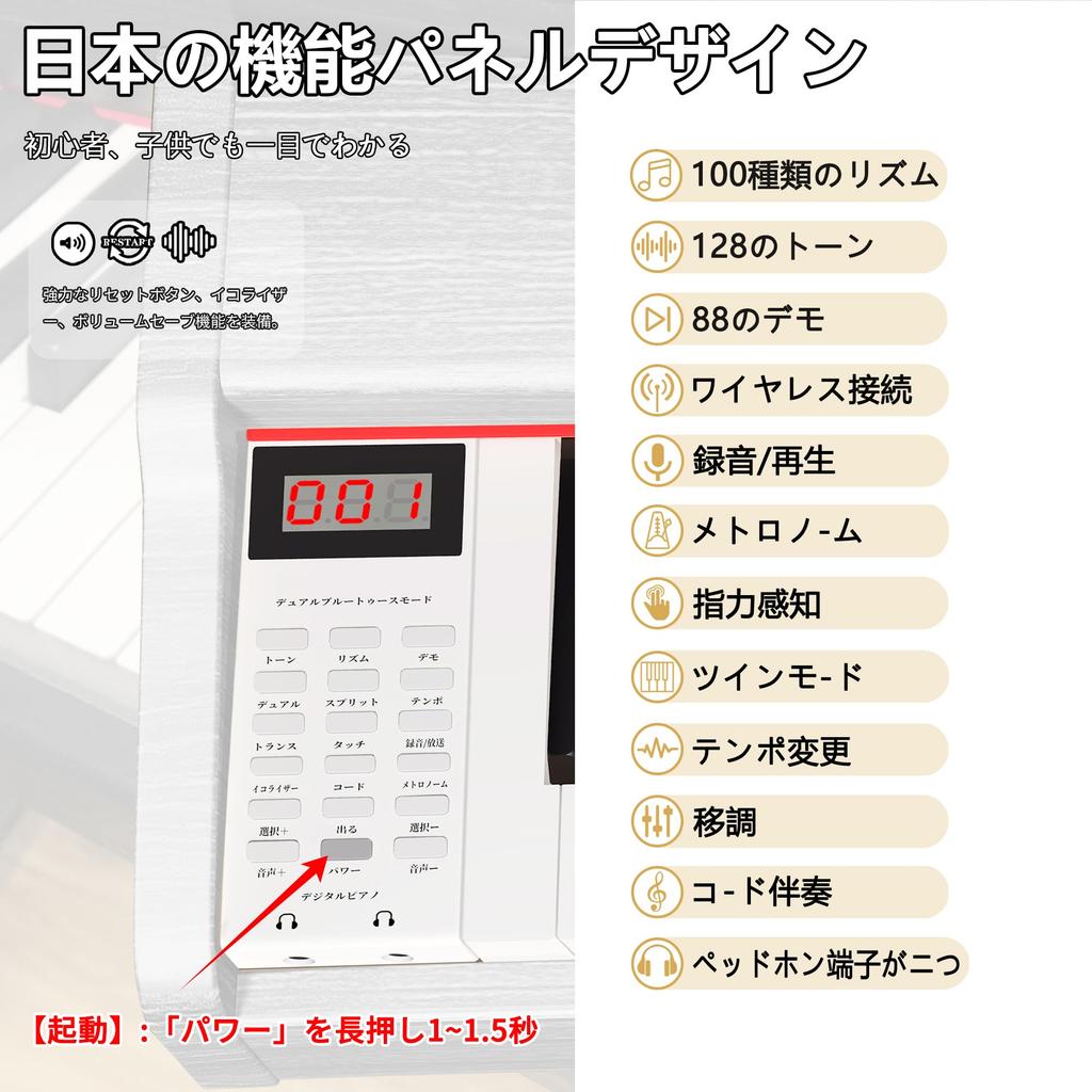 IKTMI Electronic 88 Electronic 88 Электронная стойка для фортепиано Портативное пианино MIDI Портативная педаль X Holder Белое пианино, клавиши, пианино, деревянные, клавиши, набор,