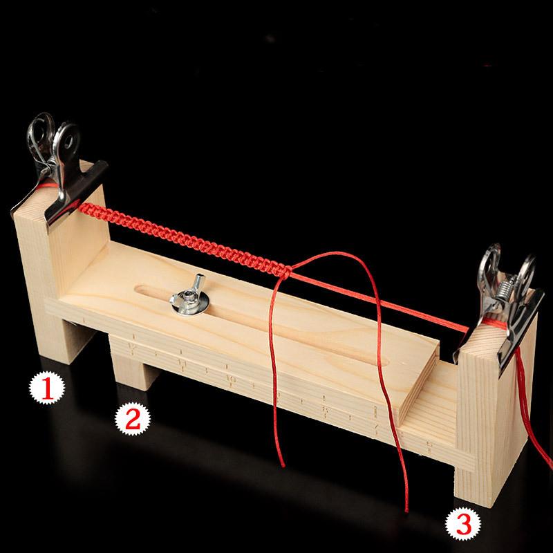 Набор инструментов для изготовления деревянных плетеных браслетов, инструменты для плетения браслетов из паракорда, регулируемая длина для начинающих, оптовая продажа