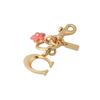 Logo Signature Flower C Metal Bag Charm C8627 GDRRJ GD/Taffy [Used]