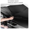 Car Windshield Sun Shade UV-Rays and Heat Sun Visors Protector Foldable Reflector Umbrella,Small/Large