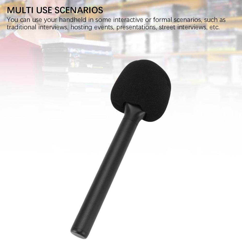 Aluminum Alloy Wireless Microphone Handheld Stick Mic Stand Holder for MIC 1 2 Video Reporting