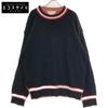 [Domestic Regular] GCMG0285Q0 Alpaca Blend Front and Back Switch Knit Sweater/ Tops 54 Black / redUsed