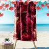 Custom NameFloral Beach Towel Soft Microfiber Summer Towel Quick Dry Absorbent Towel for Beach Swimming Pool Travel