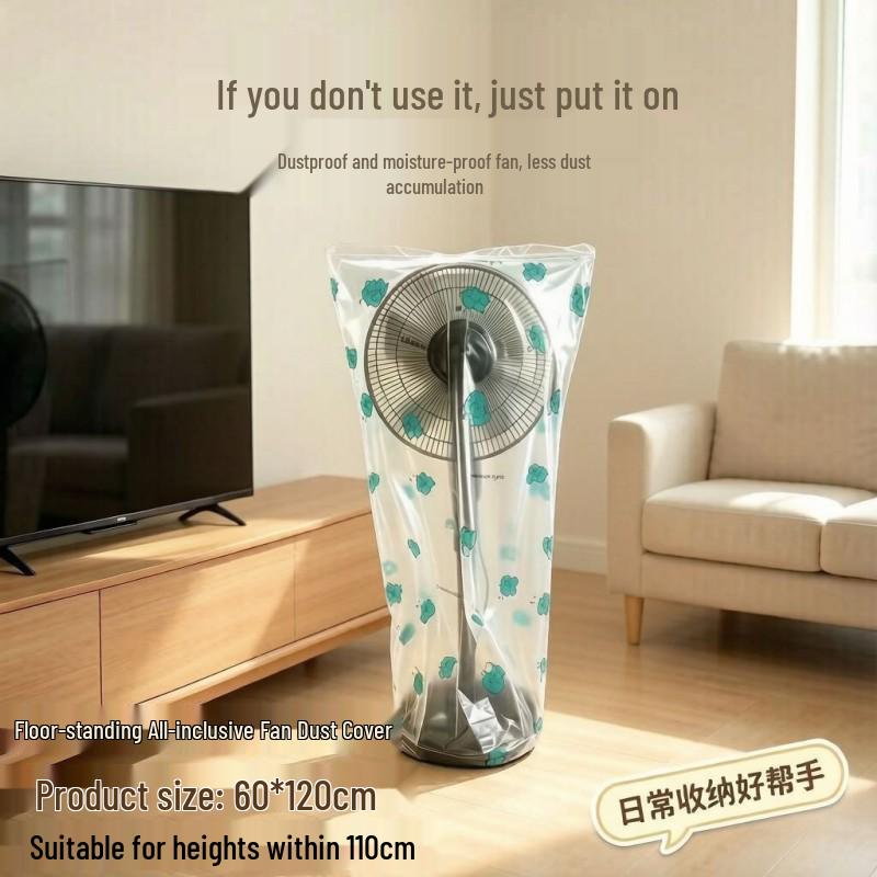 Full Coverage Wall-Mounted Air Conditioner Dust Cover - European Style Cartoon PEVA Protective Cover for Indoor Use