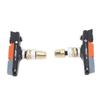 1 Pair Quiet Braking Bike V Brake Pads Grooved Surface Mountain Bike Brake Pads  Bike Repair