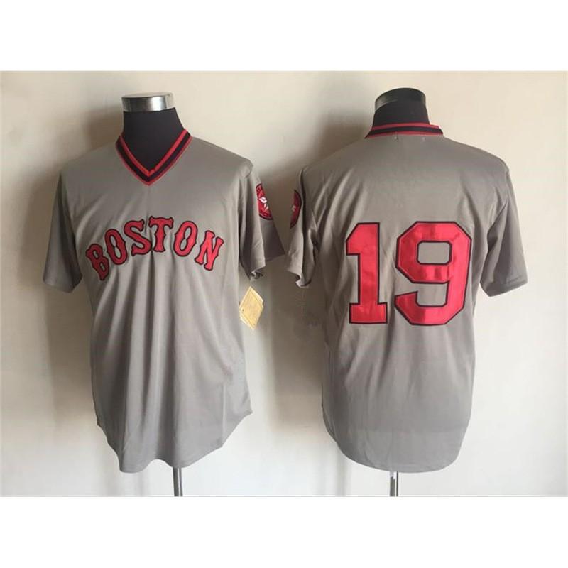 Vintage Boston Red Sox Baseball Jersey Unisex Cotton Blend Sport Top Casual Wear