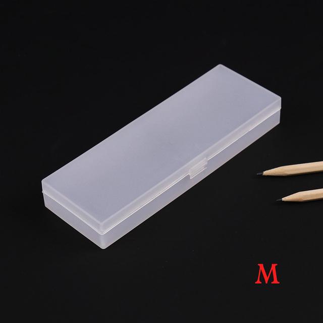 Transparent Frosted Pencil Case Pencil Case Korean Small Fresh Stationery Simple Multi-functional Creative Pencil Case