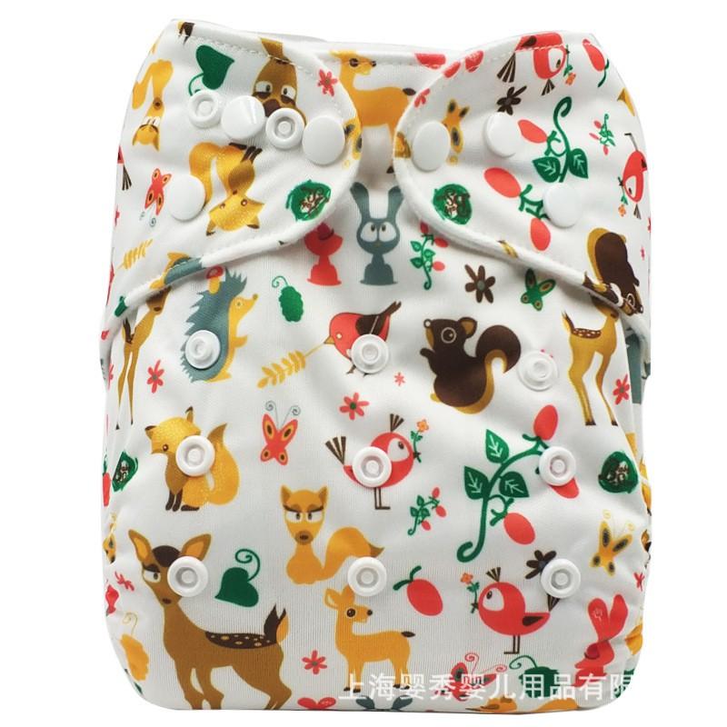 Reusable Washable Toddlers 1-3 Years Adjustable Snap Leak-Proof Training Pants
