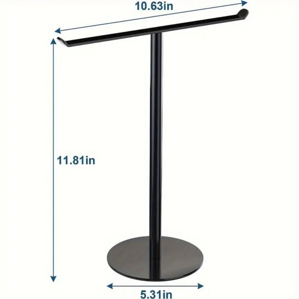 Держатель Т-образной формы из нержавеющей стали, подвижные полки для ванной комнаты, новая стойка-вешалка для полотенец, ванная комната