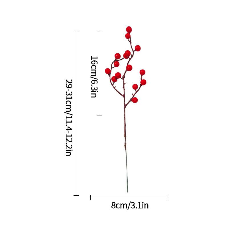 10/20 шт. искусственные ягоды искусственные цветы рождественский новогодний декор елочные украшения пенопластовый цветочный букет DIY украшение для рабочего стола