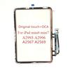 Сенсорный экран Оригинальное стекло с рамкой OCA для iPad mini 6 mini7 2021 A2567 A2569 mini 7 A2993 A2996 Ремонт LCD