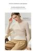 Women's 100% Cashmere Slim Fit Round Neck Knitted Sweater - Versatile Base Layer for Autumn and Winter