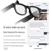 AI Smart Glasses G1G2: Long Battery, Real-time Translation, Bluetooth Calls, Object Recognition & Music