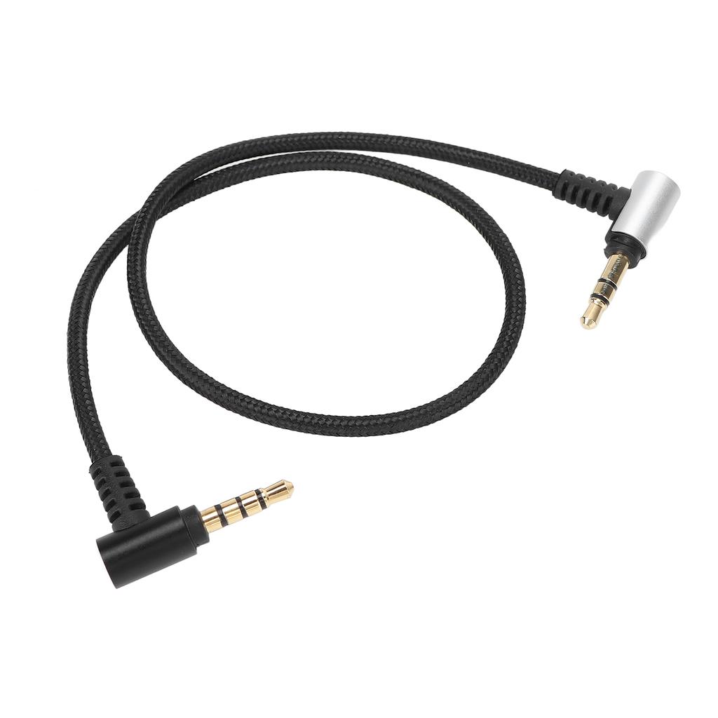 TRS to TRRS Adapter Multifunctional 3.5mm Microphone Cable Compatible for RODE SC7 35cm 13.8in
