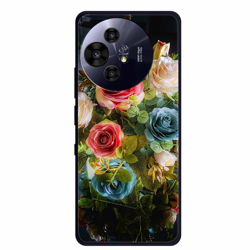 Для TCL 50 Pro NxtPaper 5G Чехол Черный Силиконовый Чехол для 50 Pro NxtPaper Защитный Чехол Coque для TCL 50 NxtPaper 5G TPU Чехлы