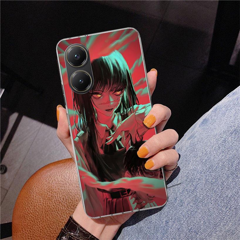 Чехол для телефона Chainsaw Man Yoru War Devil для Xiaomi Poco X7 X6 X5 Pro F7 Ultra Redmi 15C 15 13C 13 12C 12 10 10A 10C 9 9A 9C 9T