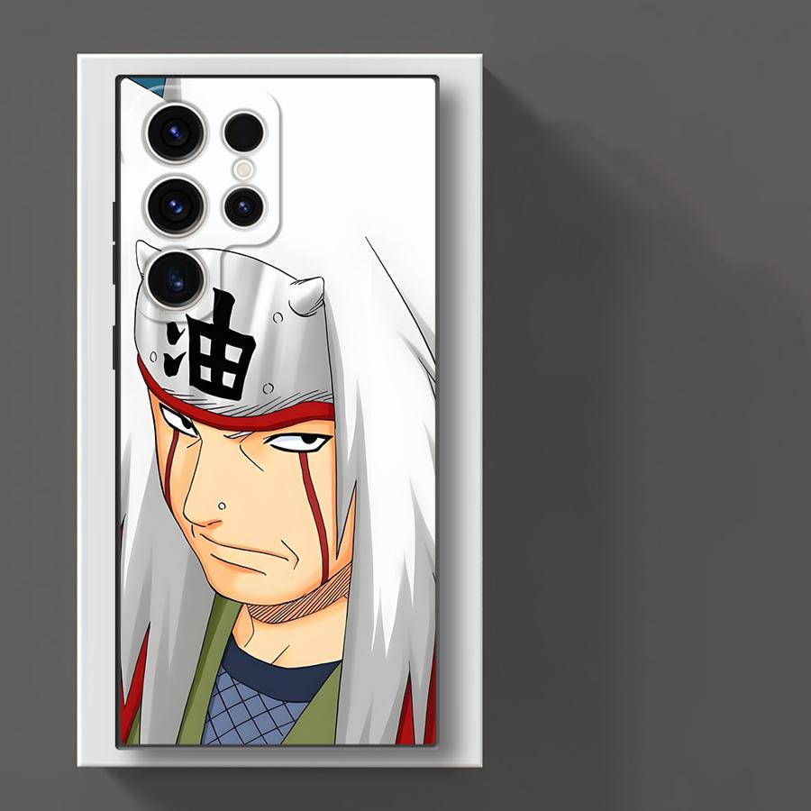 Black Soft Phone Cover Case for Samsung Galaxy S23 Ultra S21 FE S24 Plus S25 Edge S20 Handsome Cool Kakashi