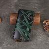 Johnature Винтажный кошелек ручной работы из натуральной кожи с тиснением, держатель для карт, женские ручные кошельки из воловьей кожи, длинный кошелек