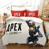 APEX Legends Комплект постельного белья Односпальный Полуторный Двуспальный Queen King Размер игровой шутер Постельное белье Взрослые Мальчики Спальня Пододеяльники Комплекты 3D Печать029