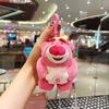 Fun Playful And Strawberry Bear Plush Keychain Ideal For Kids Gift And Use Decor