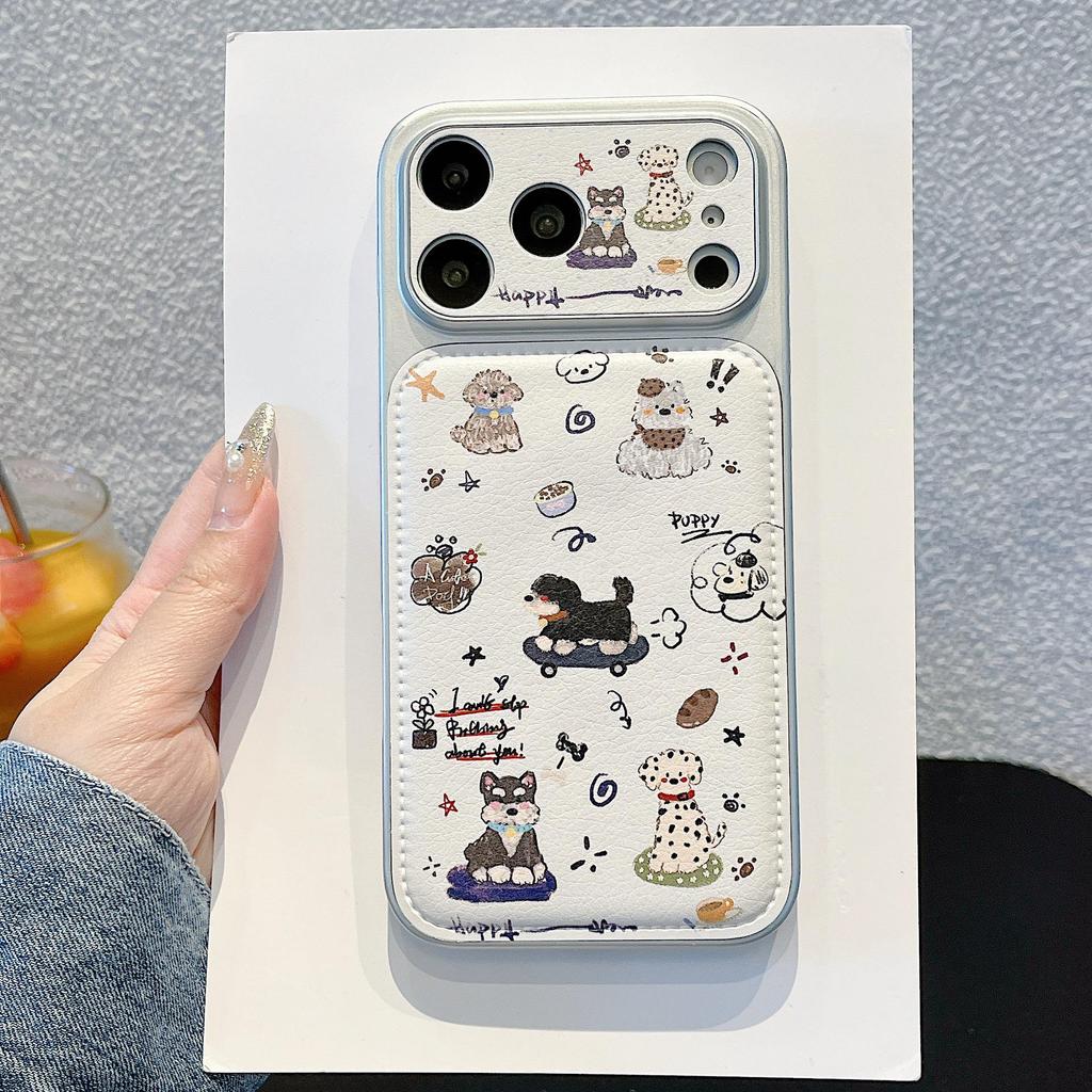 Transform your iPhone 17 Pro Max with our cute cartoon dog case, featuring a skin-like texture and anti-drop protection. Compatible with Apple 16.