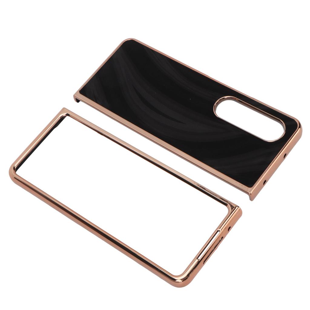 Phone Case Nano Electroplating Scratch Proof Galaxy Texture Folding Phone Protective Cover for Samsung Galaxy Z Fold 4