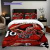 Iconic Air Michael Jordans Legacy Bedding(1 * duvet cover + 2 * pillowcase, without core)Bedding set Christmas birthday gift Soft and comfortable