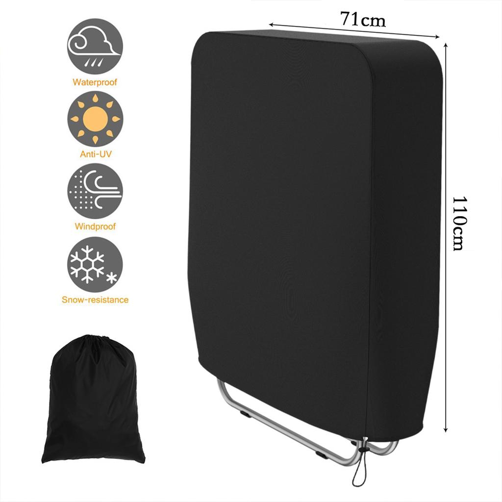 1/2 шт. Чехол для складных стульев, защитный чехол для мебели, пылезащитный, солнцезащитный, УФ-водонепроницаемый чехол для откидывающегося кресла, пляжных стульев