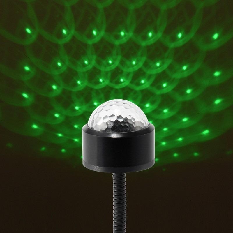 USB Magic Ball Проекционный свет звездного неба Интересный USB-светильник на крышу автомобиля Вращающийся диско-шар DJ Party Light RGB LED Сценический свет