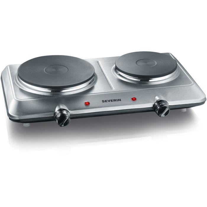 SEVERIN Countertop Hob - K1014 - 2 Cast Iron Burners - 2500W