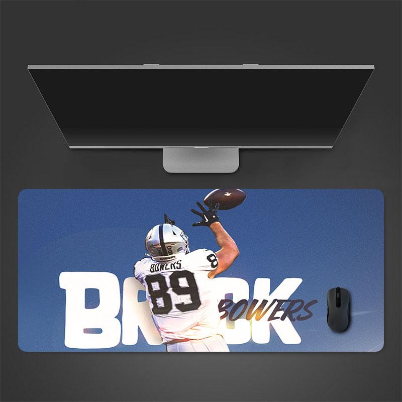 Brock Bowers Mouse Pad, Large Gaming Desk Mat, Non-slip XXL Mousepad for Laptop & Tablet, Mini PC Playmat with Stitched Edges