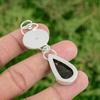 Daughters Day Deal Pear Solar Moss Agate Gemstone 925 Sterling Silver Pendant