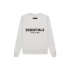 Fear of God Свитшот Essentials из флиса с круглым вырезом и логотипом в тон, унисекс, светло-овсяный FOG-SS22-416