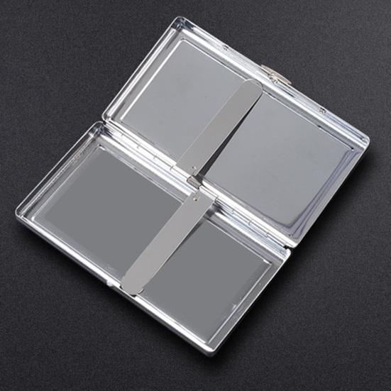 Винтажный держатель для карт Тонкий металлический чехол Карманный корпус из нержавеющей стали Кошелек Защитный чехол для кредитных карт для мужчин женщин Визитница