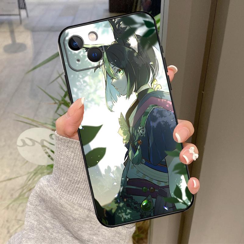 Чехол Genshin Impact Тигнари для iPhone 17 Air 16 15 14 13 11 12 Pro Max Plus 12 13 Mini 16e 17 Pro Max Задняя крышка