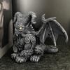 Flying Dragon Sculpture Resin Statue Prop Party Supplies Halloween Ornament Scary Figurine