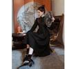 JK&JS Modern Chinese Style Jacquard A-Line Qipao Dress