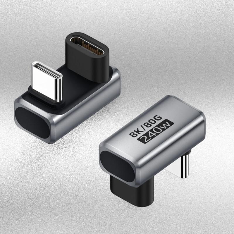 Алюминиевый адаптер USB4.0 для вывода видео 8K60Hz и совместимости с несколькими устройствами, мощность 240 Вт