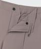 MUSINSA STANDARD One-Pleat Bermuda Banding Half Slacks [Grayish Beige]