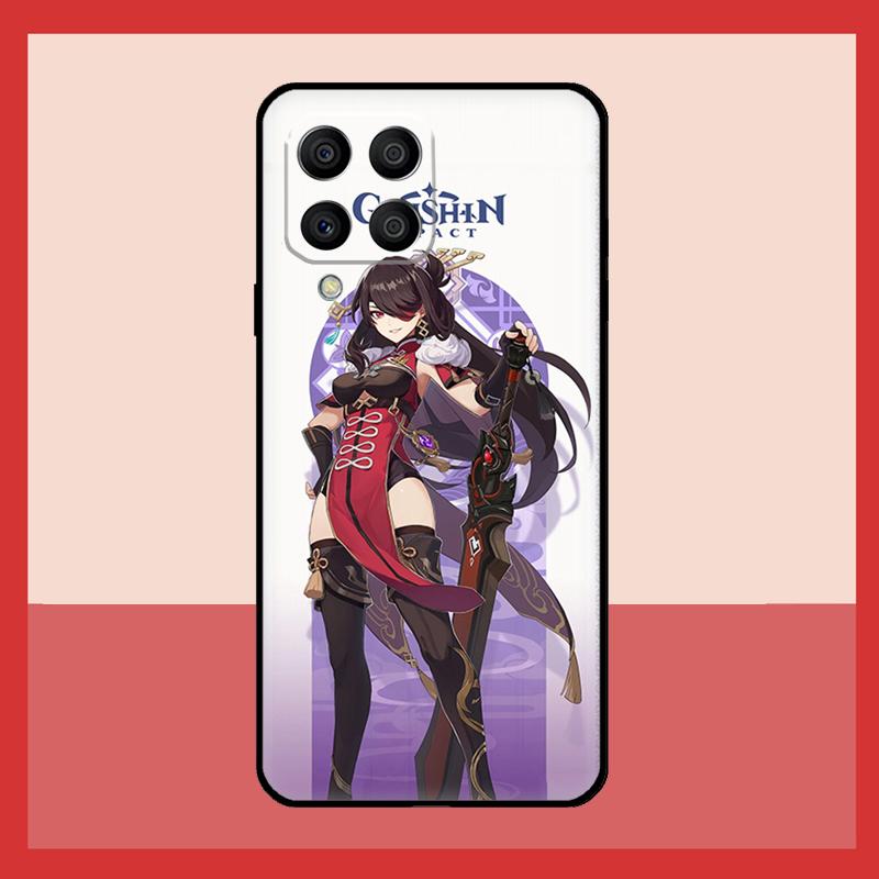 Genshin Impact Beidou Case For Samsung Galaxy M31 M21 M13 M33 M53 M15 M35 M55 M16 M36 M56 M12 M32 M52 M14 M34 M54