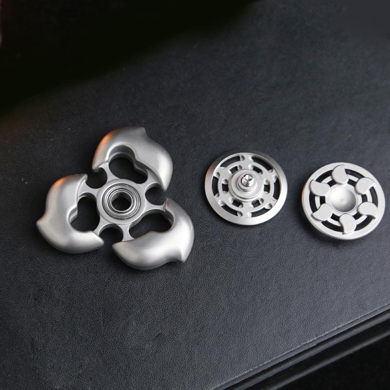 EDC Ручной Спиннер Нержавеющая Сталь Фиджет Спиннер Игрушка для Концентрации при СДВГ Фиджет Спиннинг Игрушка Фиджет Игрушки Подарок для Взрослых
